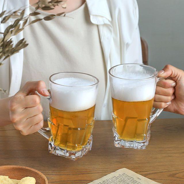 유리 맥주컵 580ml 유리잔 주스컵 하이볼유리컵 카페컵 내열유리컵