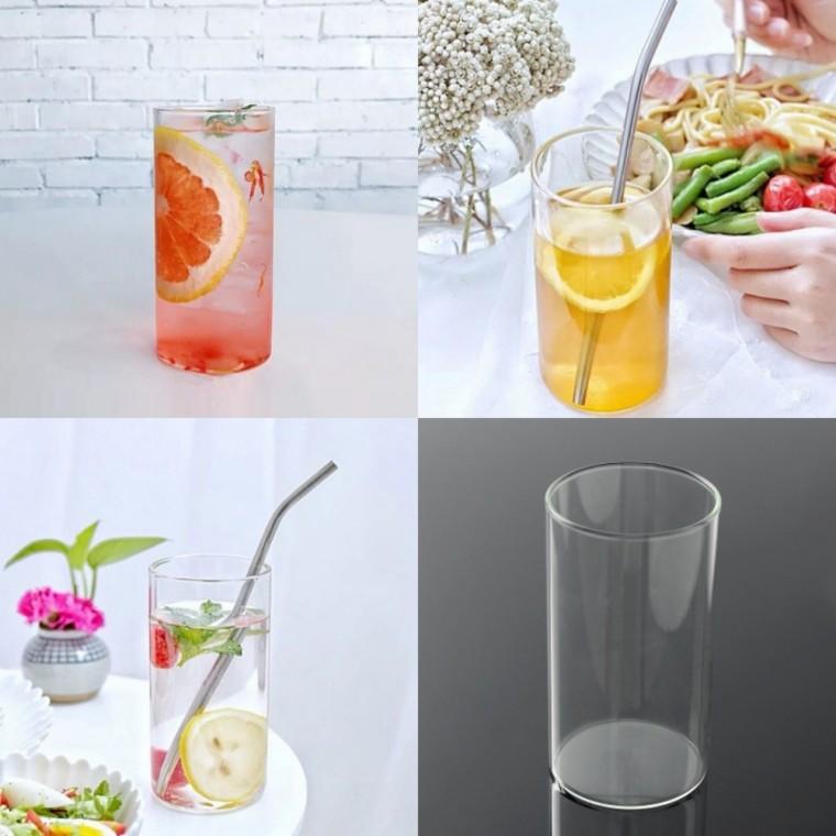 투명 내열 유리컵 350ml 홈카페유리컵 카페유리컵 카페유리잔