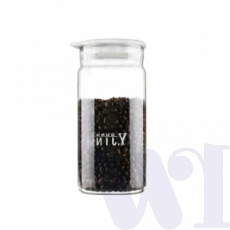 원두 실리콘 밀폐통 800ml 유리병용기 유리밀폐용기 밀폐유리병 수제청병 꿀병