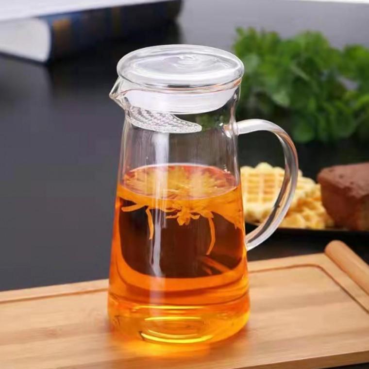 바른 내열유리티포트 차포트 저그 유리물병 유리주전자 (800ml)