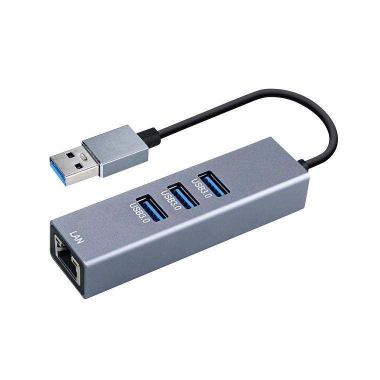 USB 3.0 허브 이더넷 1Gbps PC 키보드 네트워크 랜카드 외장하드 게임기 마우스 키보드