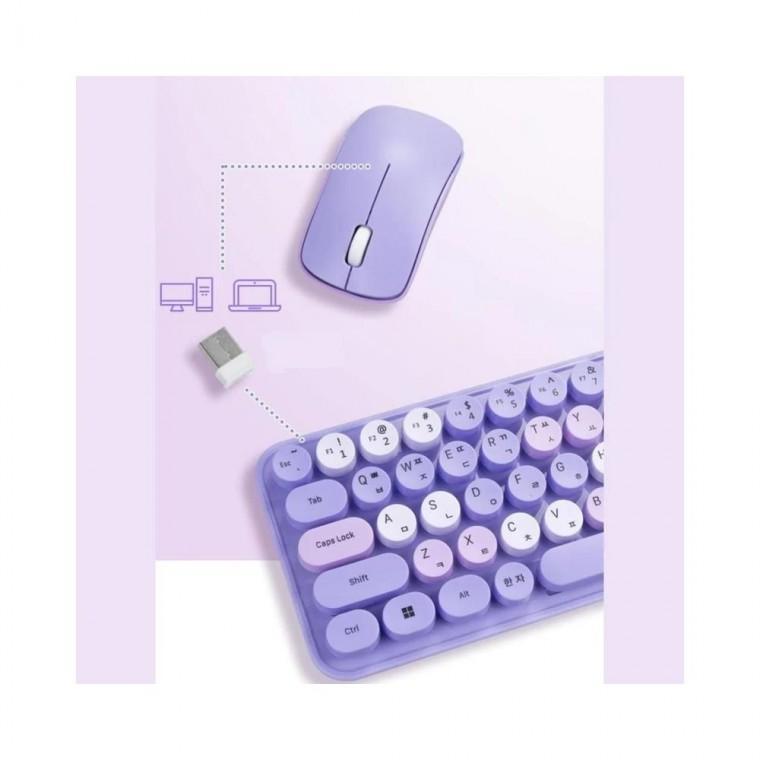 루미나D 무선 마우스 미니 태블릿 키보드 usb 세트 배터리형