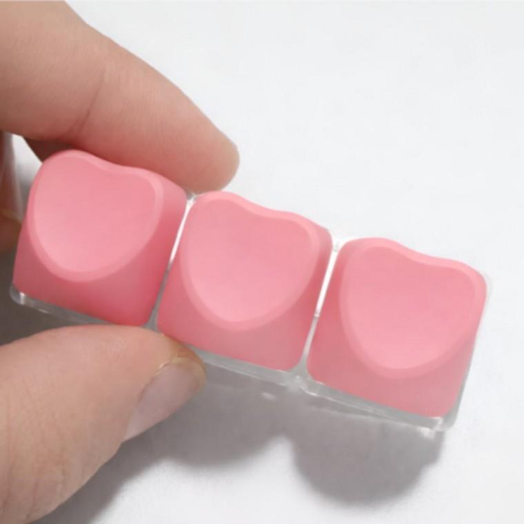 러블리 기계식 키보드 키캡 키링 클릭커 키홀더 우정 선물용 가방 고리 장식