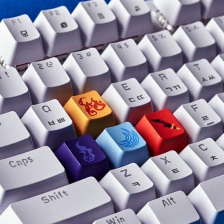 나 혼자만 레벨업 키보드 교체 포인트 키캡 세트 2종