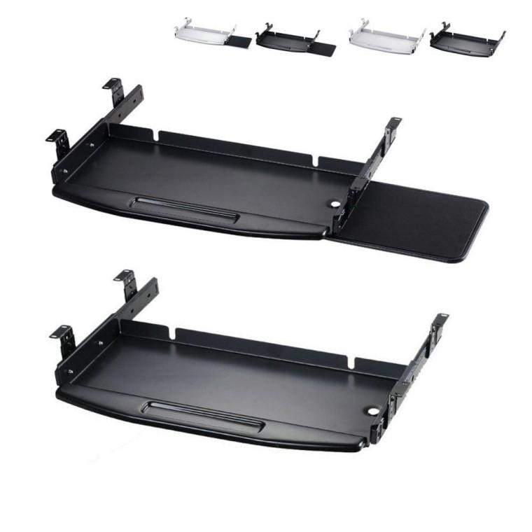메탈 각도조절 슬라이딩 키보드 트레이 받침대