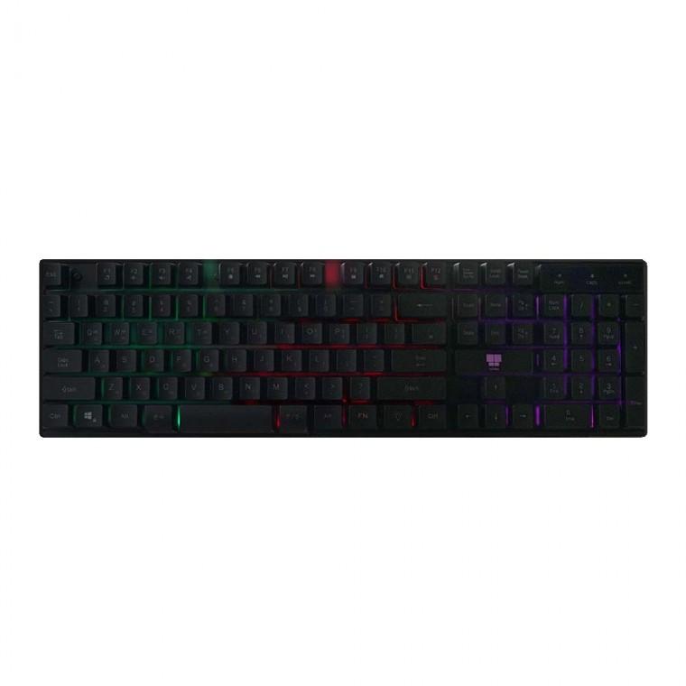 USB 3.0 2.0 레인보우 키보드 블랙 멤브레인 방수 RGB 유선 저소음