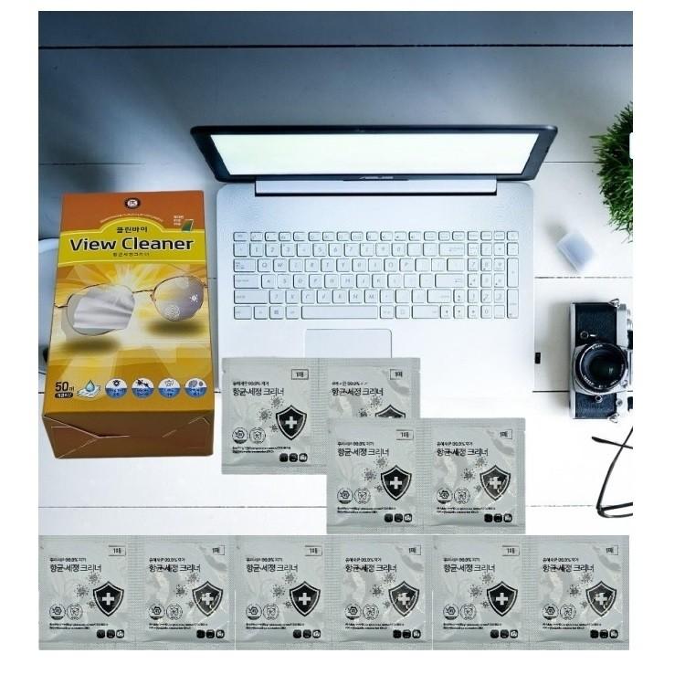좋은 품질 100매 일회용클리너 안경 모니터 핸드폰 키보드크리너