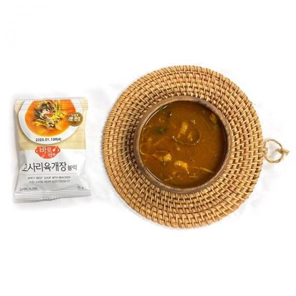 TE즉석국 10초 동결건조 (특)고사리육개장(15g)(5P)