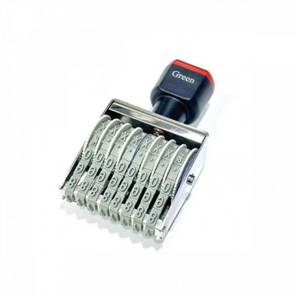 수동 넘버링 스탬프 도장 4mm 8단