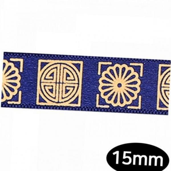 공예 diy 핸드메이드 리본 장식용 패브릭 금박 전통 문양