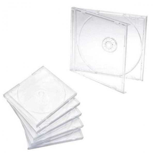 쥬얼 플라스틱 cd 음반 수납 케이스 슬림 투명