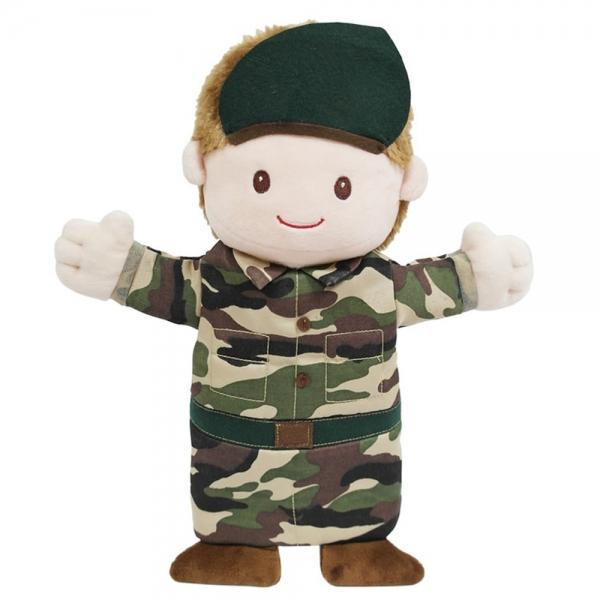 매직캐슬 손인형 직업이야기 (군인) 인형극 역할놀이 장난감