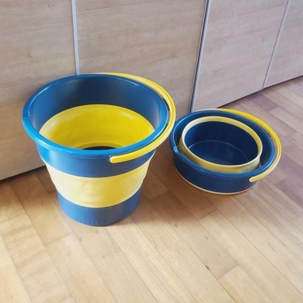 WL 접이식 세차 물통 폴딩 버킷 17L 바스켓 바케스 양동이 MM-50138