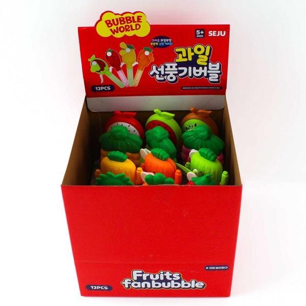 104C] 3000 과일 선풍기 버블 (12개세트)