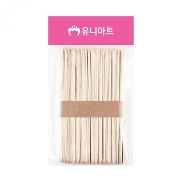 유니아트 2000 나무막대(하드바) 대 원목 / 15cm 50개입