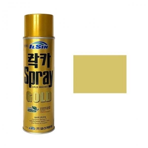 일신 스프레이락카 420ml 금색(332) (40개입)
