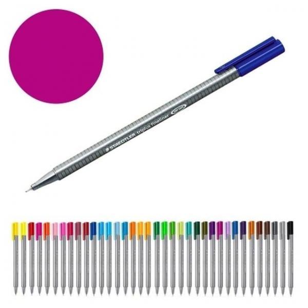 스테들러 트리플러스 화인라이너 334-61레드바이올렛 / (0.3mm 진보라) (10개입)