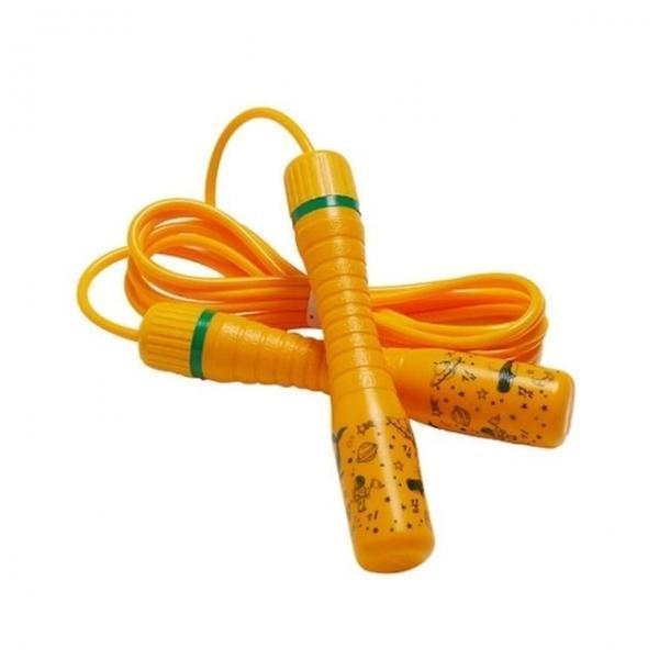 김수열 어린이줄넘기 롱키형 LK-100 노랑 / PVC (100개입)