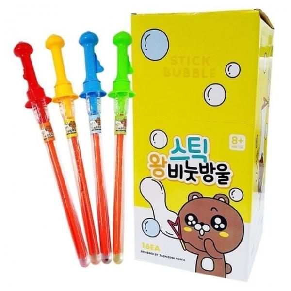 재미존 2000 스틱왕비누방울 45cm 100ml 96개입
