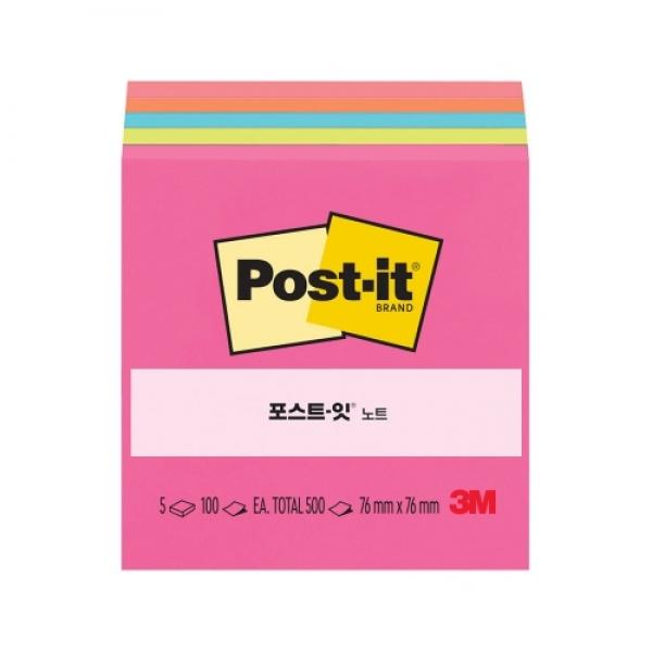 (3M)  654-5PK 팝티미스틱 5패드 9000 76x76
