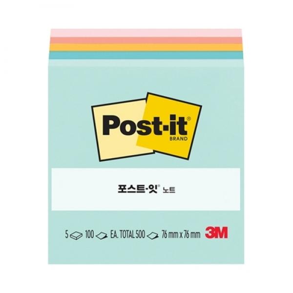 (3M)  노트 654-5AP 비치사이드카페 5개500매