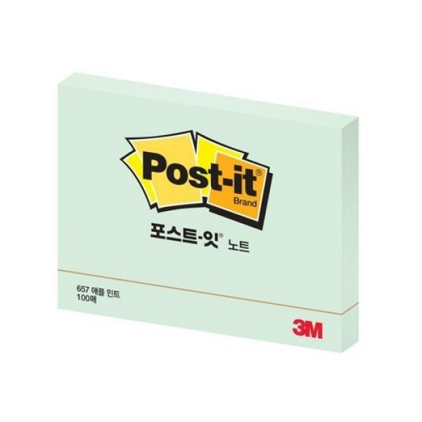 3M  일반 657 민트 (76x102 100매) (15개