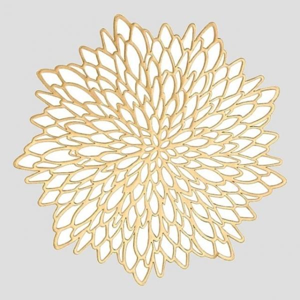 WL 플레이트 냄비 고급 식탁보 꽃모양 플레이팅 매트