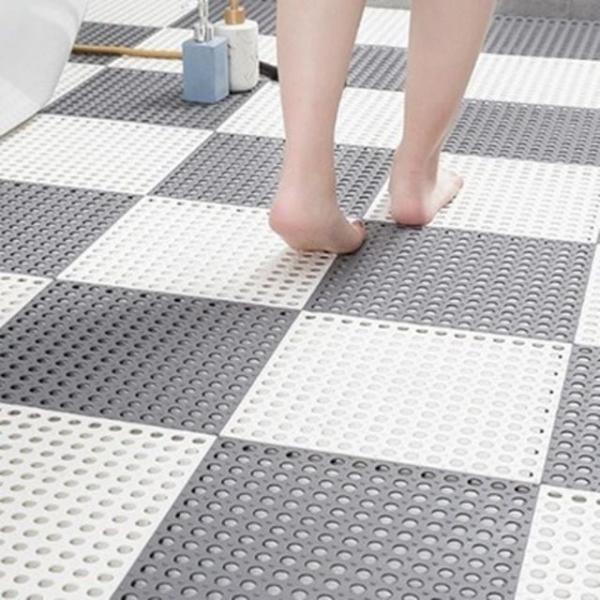 WL 미끄럼방지 욕실용품 물빠짐 매트 10p 욕실안전