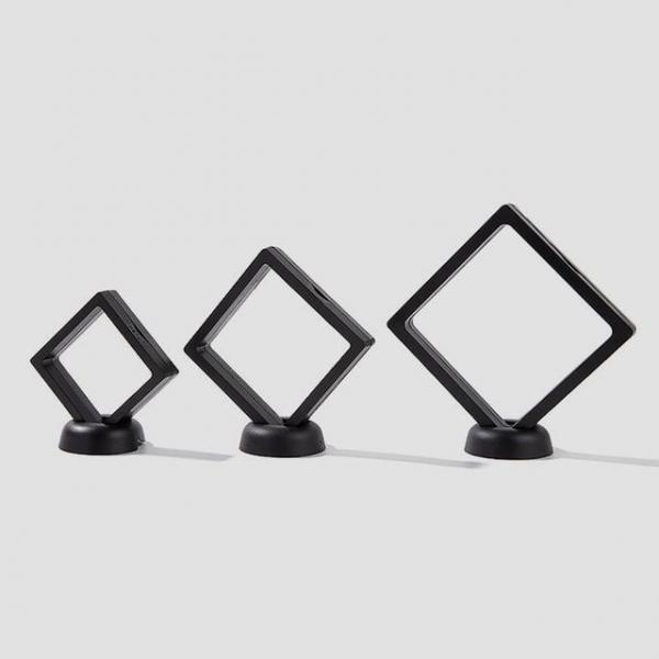 WL 입체 진열 액자케이스 1P 거치대포함 (블랙)