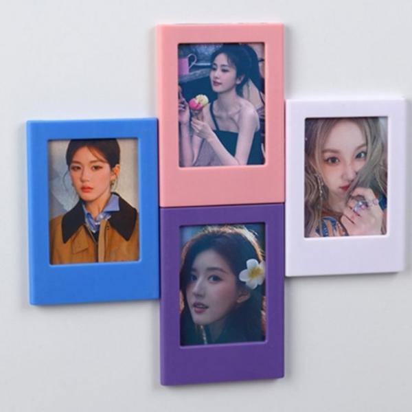 WL 미니 마그네틱프레임 미니 냉장고 액자 사진 자석 폴라로이드 아크릴 필름