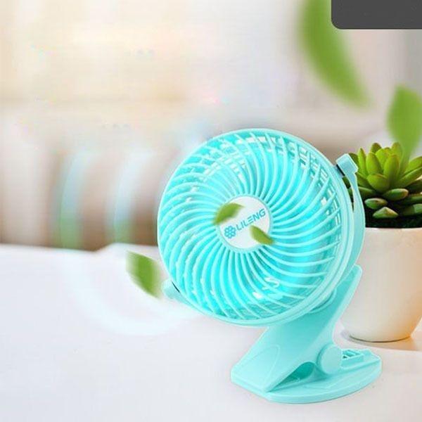 USB 선풍기 책상 사무실 탁상용 선풍기 90mm 블루
