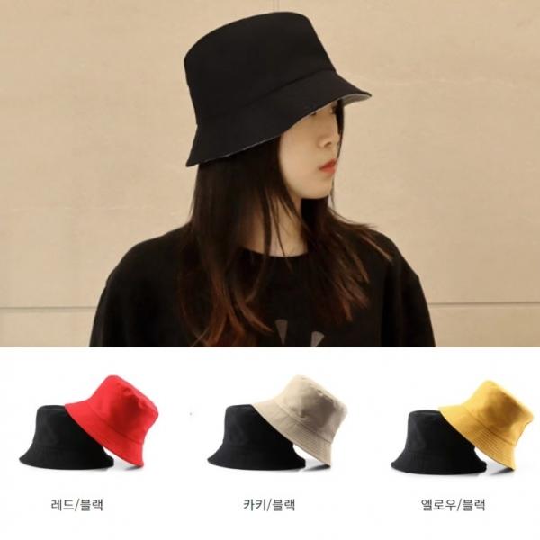 벙거지모자 양면사파리 남자 여자버킷햇 양면 사용