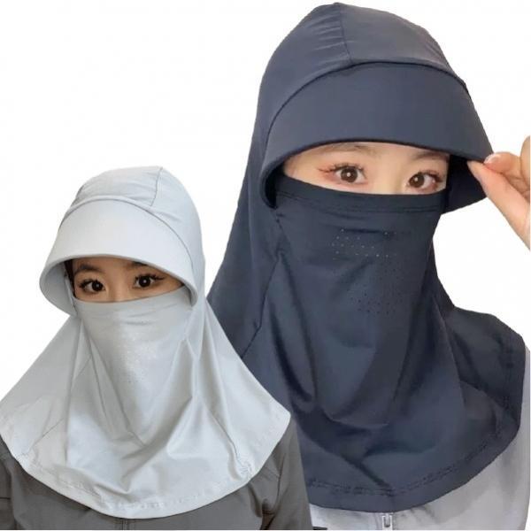 [지앤지] 여름에도 시원하게 쿨링 캡 바라클라바 햇빛가리개 360모자 라이딩 등산