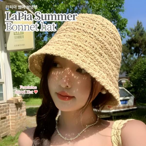 [별별창고] 휴양지모자 여름 모자 여성 벙거지 라피아 밀집모자 캠핑 사파리 서핑 서핑햇 비치모자