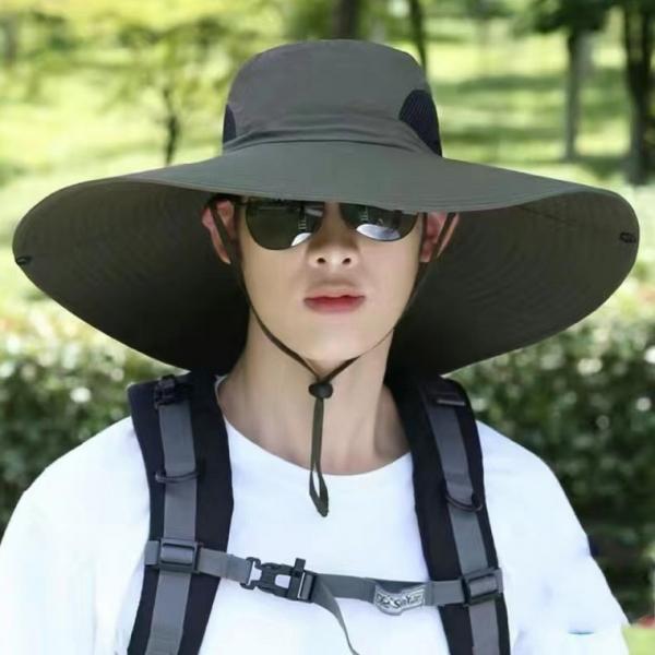 초대형 와이드 챙모자 햇빛가리개 자외선차단 등산 야외활동