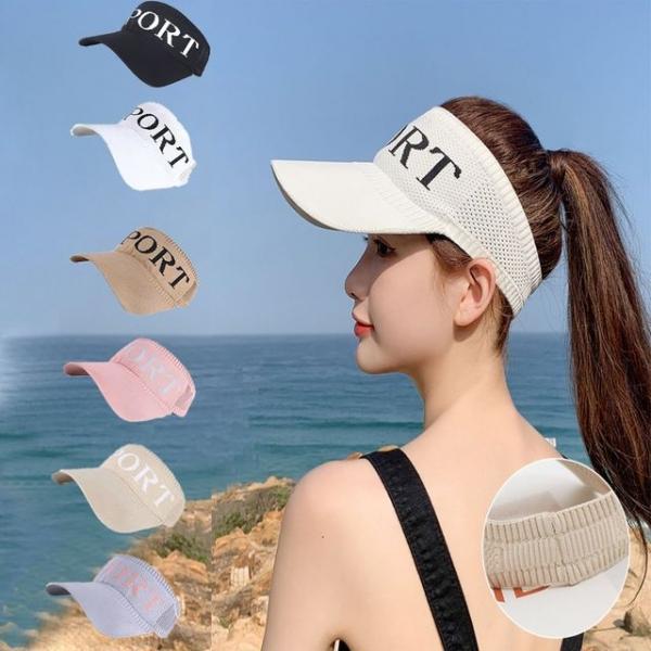 남녀 스포츠 썬캡 자외선차단 골프 모자