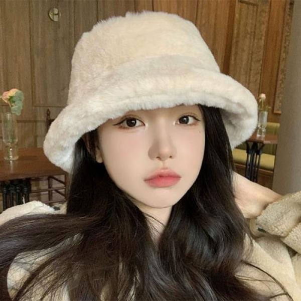 은창]특별세일 한정수량 포근 퍼 라운드 벙거지 모자 니트 털모자 보온 가을 겨울 여성 여성 벙거지 모자