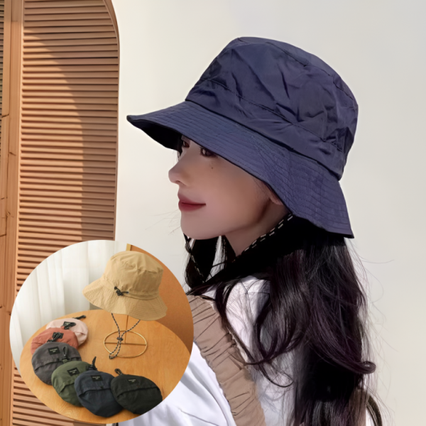 접이식 버킷햇 방수 포켓 남여공용 벙거지 모자 아웃도어모자 포켓모자 등산모자 낚시모자