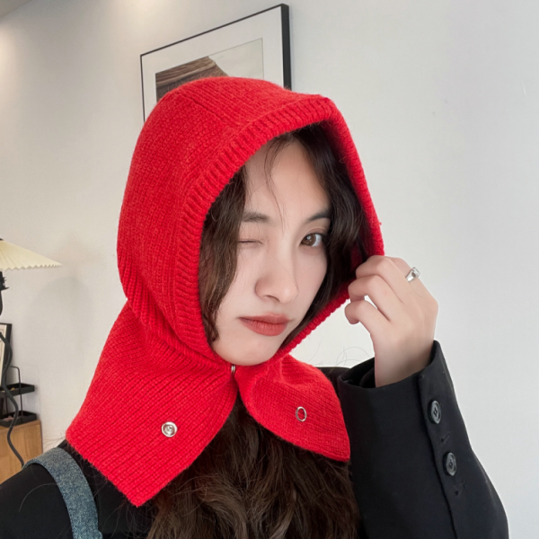 니트 바라클라바 겨울 방한모자 후드넥워머