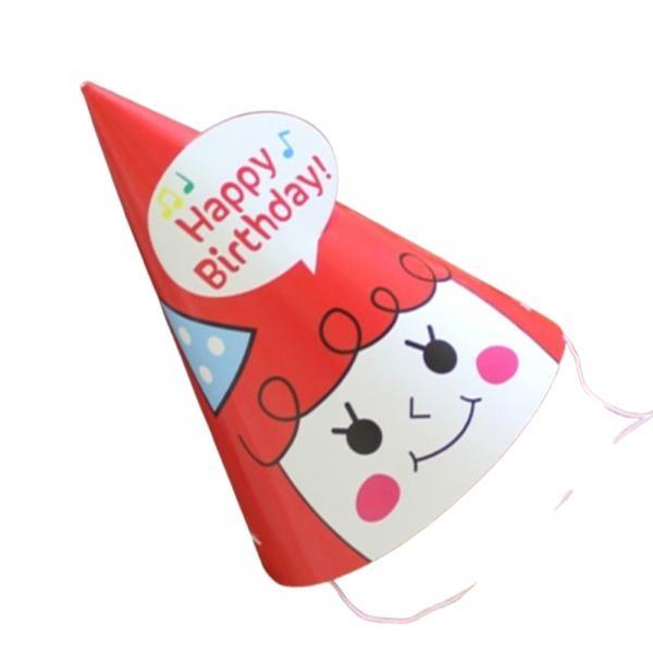 생일 축하 고깔 모자 빨간머리 생일 파티 용품 파티햇