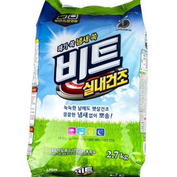 세제 가루 리필 실내건조 일반 2.7kg 대용량 세탁 드럼