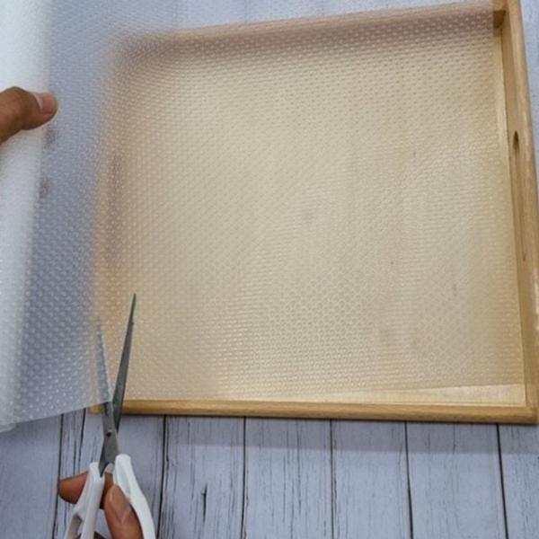 수납 주방 서랍 방수 다용도 투명 위생 서랍장 매트