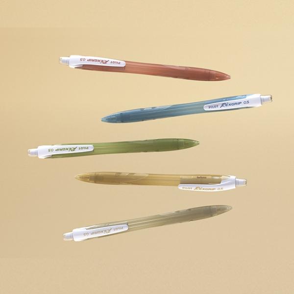 렉스그립 샤프_뮤티드 컬러 0.5mm (10개 1세트)