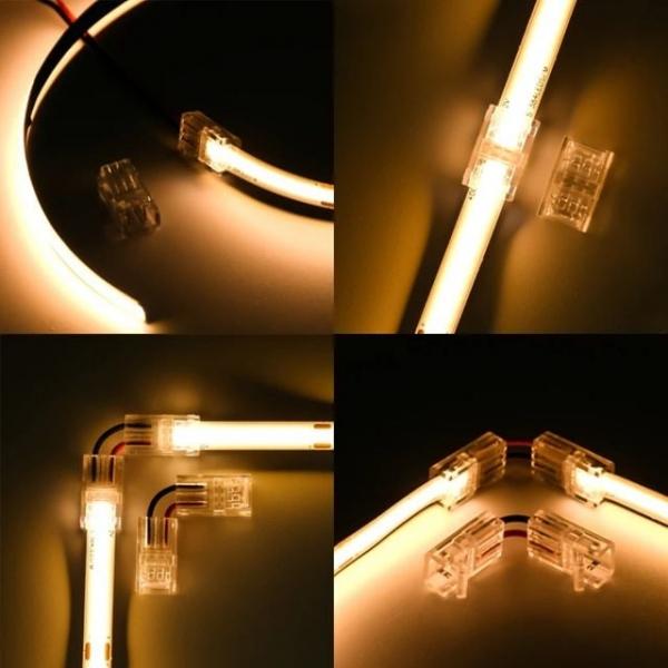 WL LED 스트립 커넥터 연장 코너 DC파워