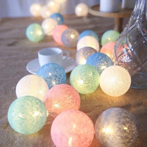 WL LED 작은 일색 조명 6cm 컬러 볼