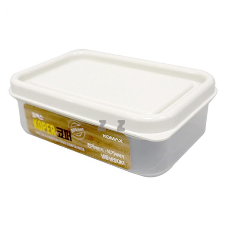 코멕스 코퍼 그린 직2호(400ml)-H/반찬통/간편용기/밀폐용기/투명밀폐용기/플라스틱용기/업소용/가정용/김