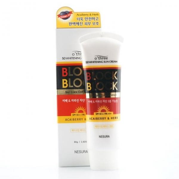 네슈라 썬케어 오뜨리 블록 화이트_닝 선크림 80g