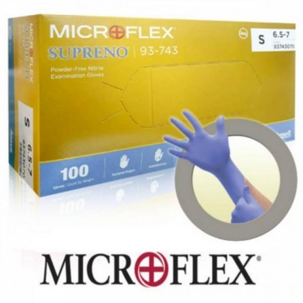 니트릴 장갑 MICROFLEX SUPRENO 100매 안셀