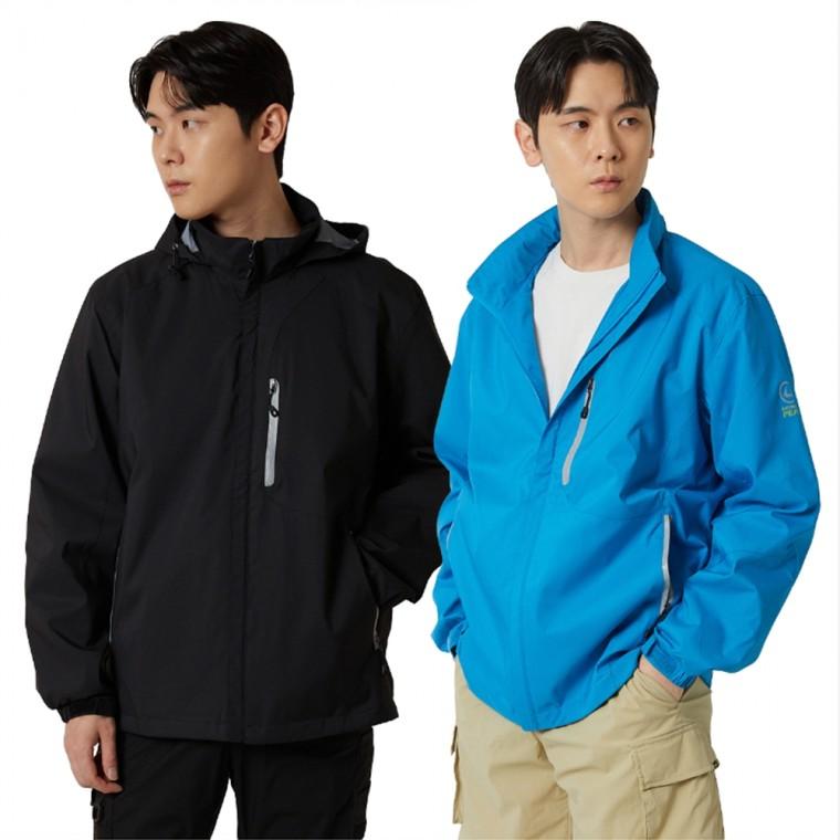 경량 워크웨어 등산 단체 후드 바람막이 자켓 J180