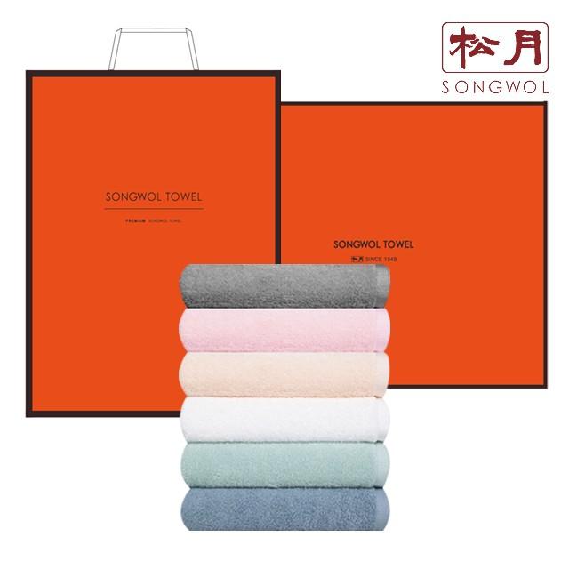 송월타월 호텔 수건 슈슈 130g 4매 선물세트+쇼핑백